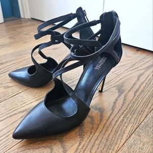 Michael Kors Catia Matte Black Heel